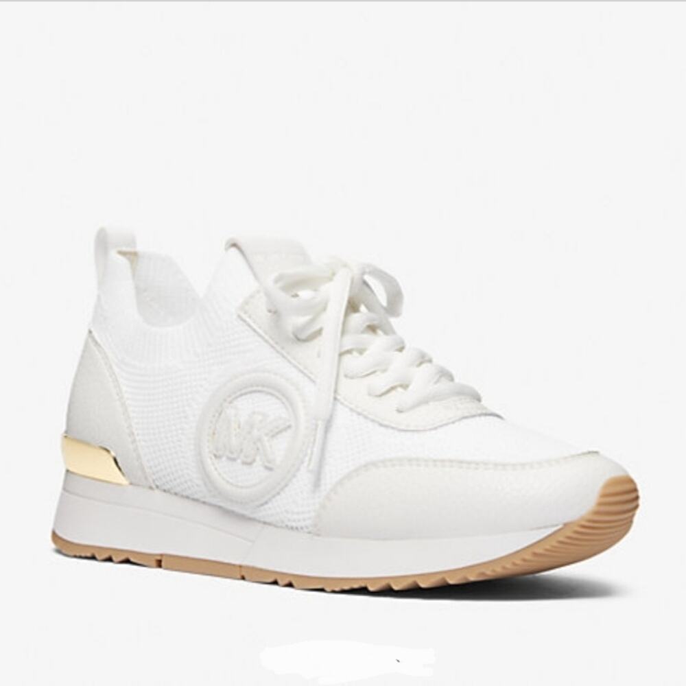 Michael Kors Jenkins Knit Trainer Sneaker Shoe Sz 8.5M